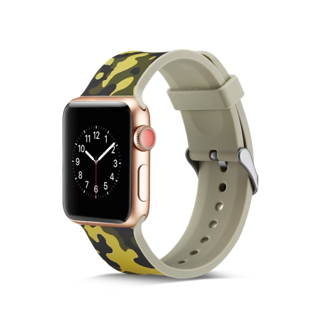  Apple Watch Series 5 44mm / Apple Watch 44mm Silikone Rem - Flerfarvet#serie_8