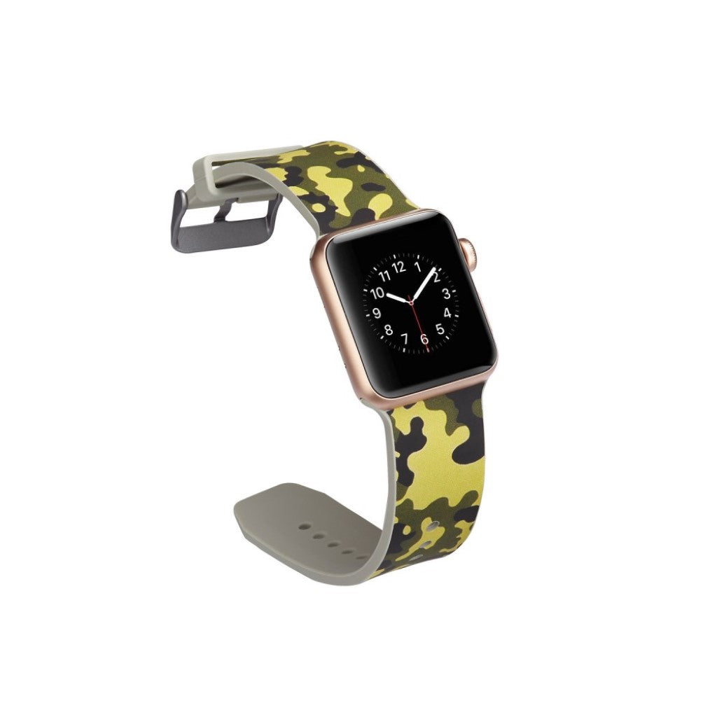  Apple Watch Series 5 44mm / Apple Watch 44mm Silikone Rem - Flerfarvet#serie_8