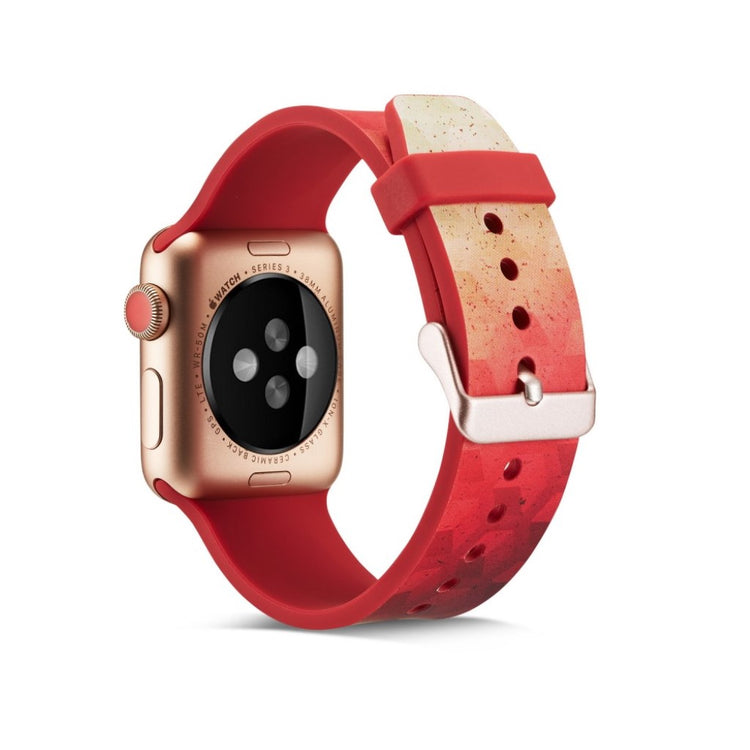  Apple Watch Series 5 44mm / Apple Watch 44mm Silikone Rem - Rød#serie_9