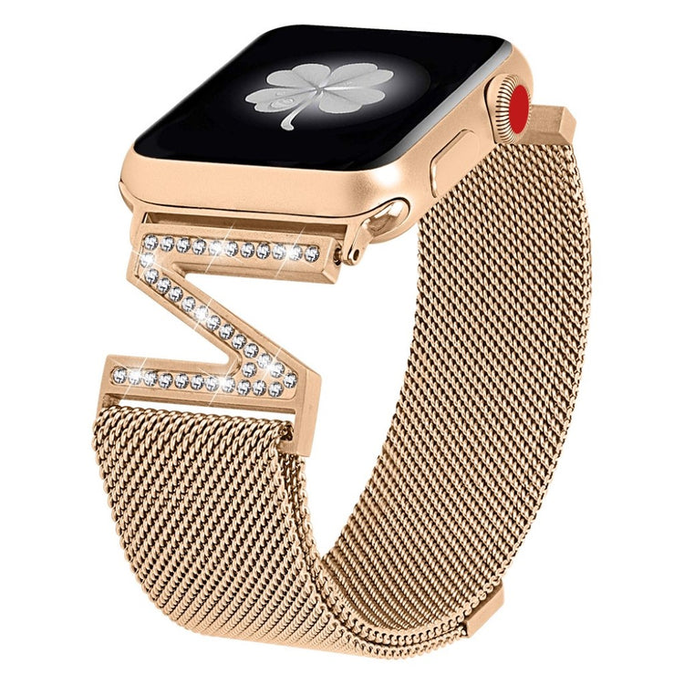 Sejt Apple Watch Series 5 44mm / Apple Watch 44mm Metal Rem - Guld#serie_3