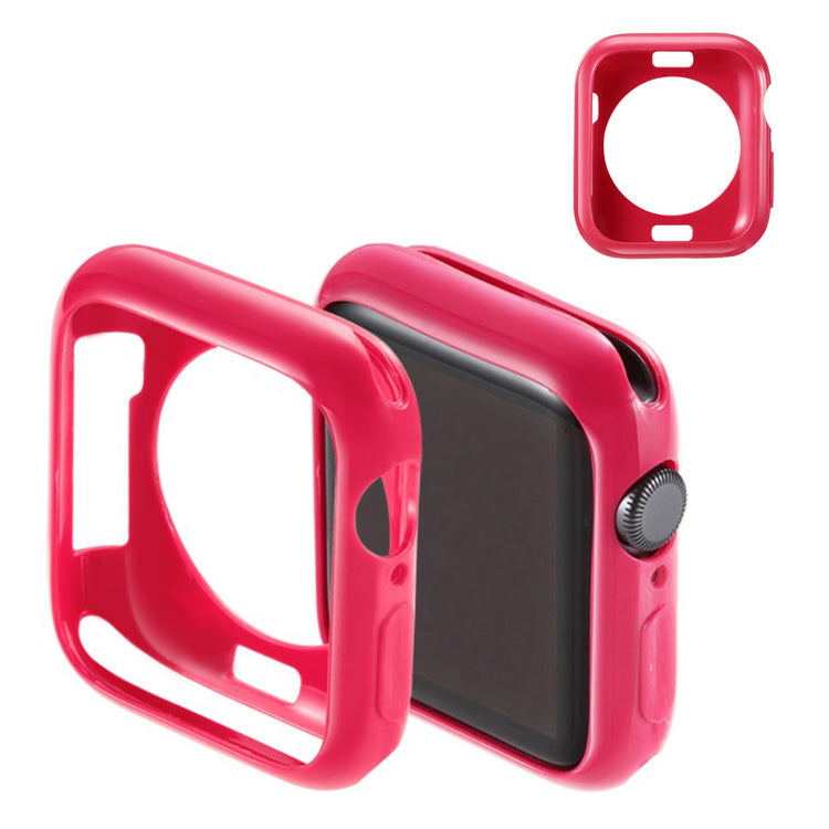 Mega Godt Apple Watch Series 5 44mm Silikone Cover - Pink#serie_4