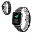 Apple Watch Series 5 44mm / Apple Watch 44mm Metalli ja Strassit Ranneke