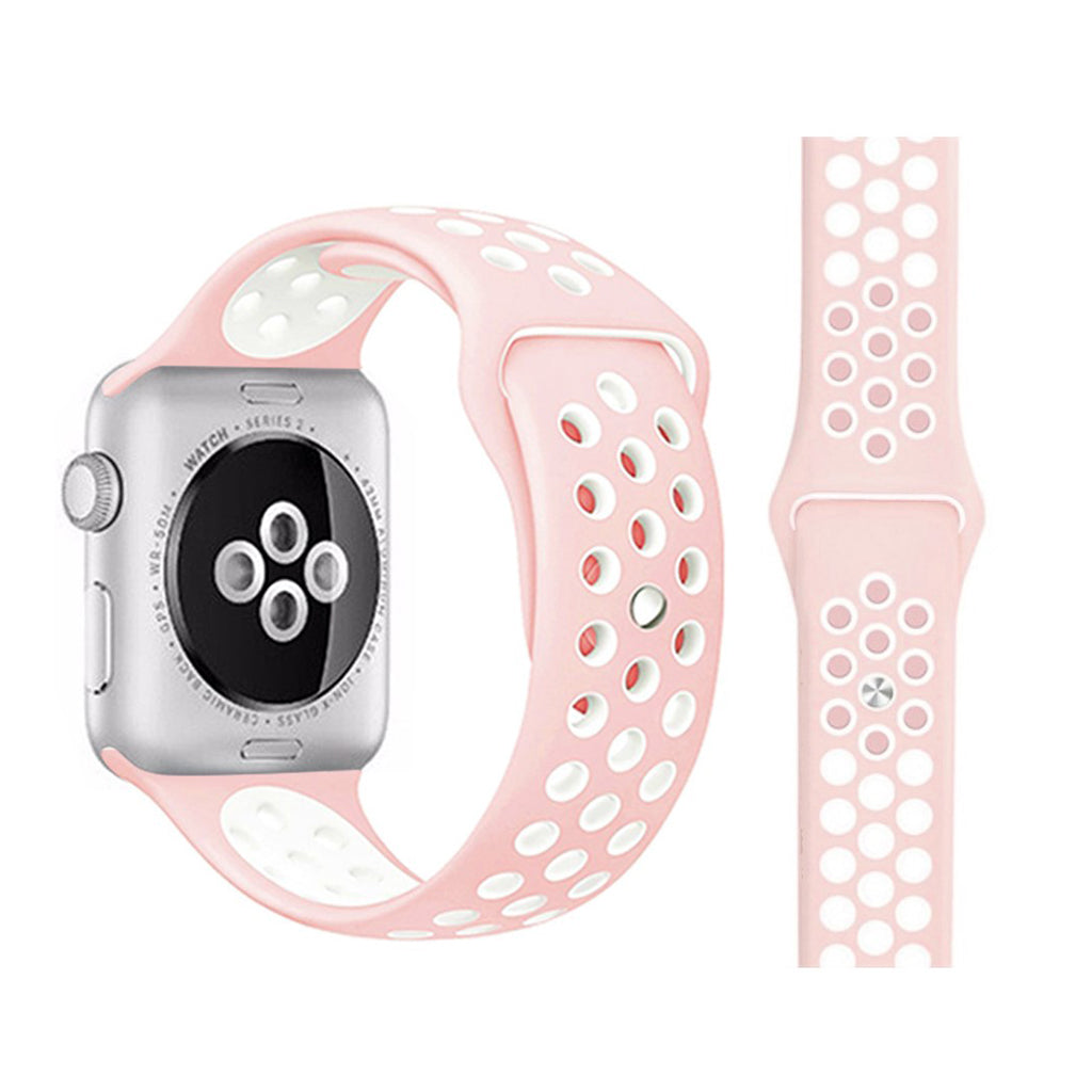 Meget skøn Universal Apple Silikone Rem - Pink#serie_18