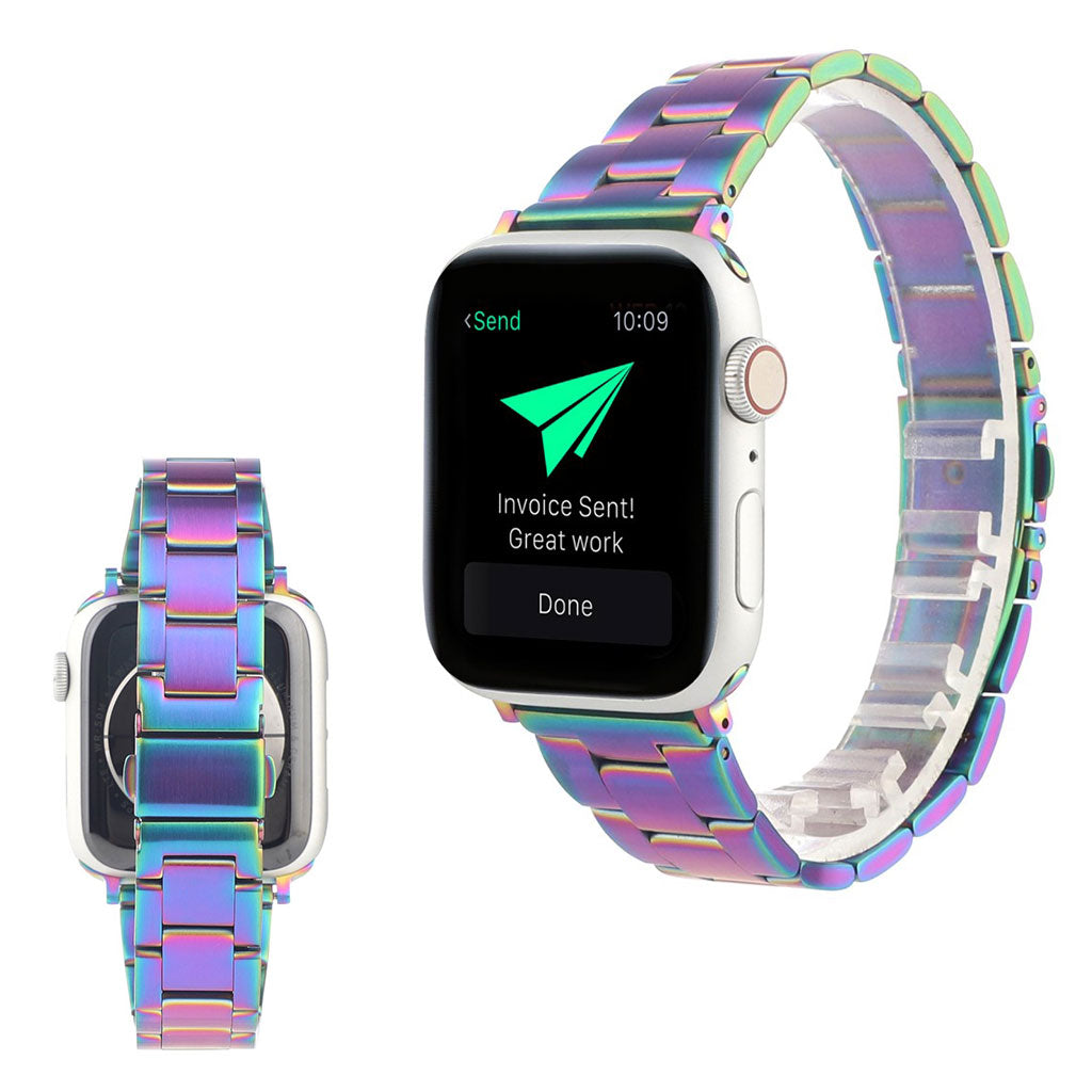  Apple Watch Series 6 40mm / Apple Watch Series 5 40mm Metal Rem - Flerfarvet#serie_1