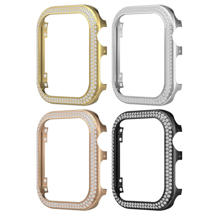 Universal Apple  Metal og Rhinsten Bumper  - Guld#serie_2