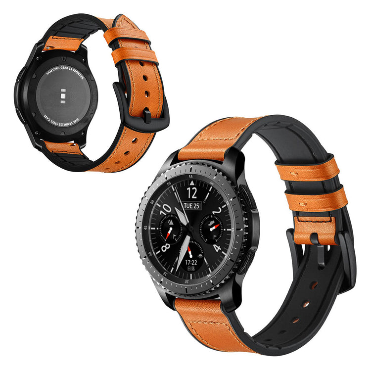  Samsung Gear S3 / Samsung Gear S3 Frontier Ægte læder Rem - Brun#serie_1