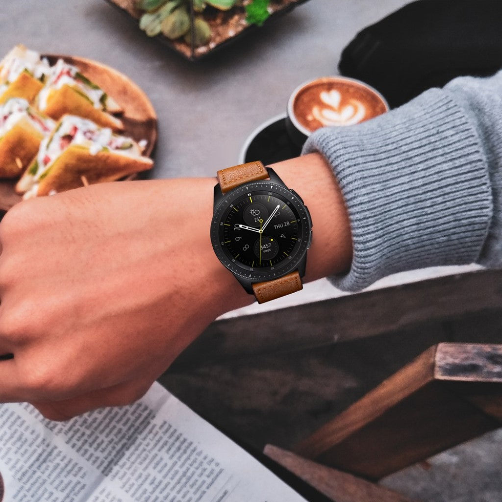  Samsung Gear S3 / Samsung Gear S3 Frontier Ægte læder Rem - Brun#serie_2