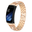 Arvostettu Samsung Gear Fit2 Metalli ja Strassit Ranneke