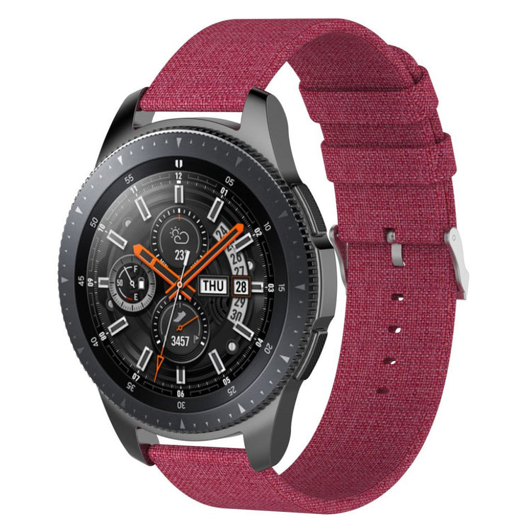 Eminent Samsung Galaxy Watch (46mm) Nylon Rem - Rød#serie_5