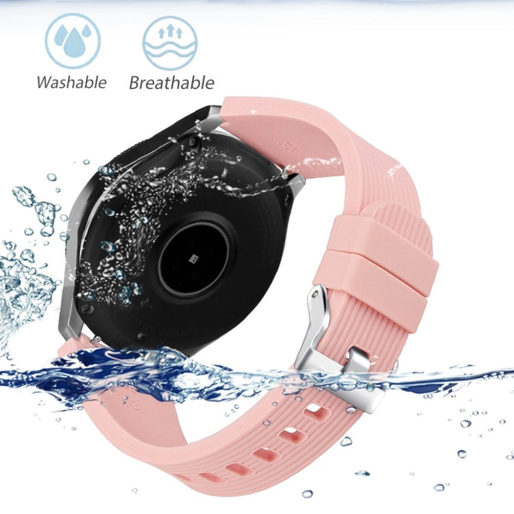 Helt vildt nydelig Samsung Galaxy Watch (46mm) Silikone Rem - Pink#serie_4