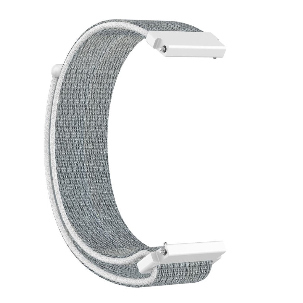 Helt vildt elegant Samsung Galaxy Watch (46mm) Nylon Rem - Hvid#serie_2