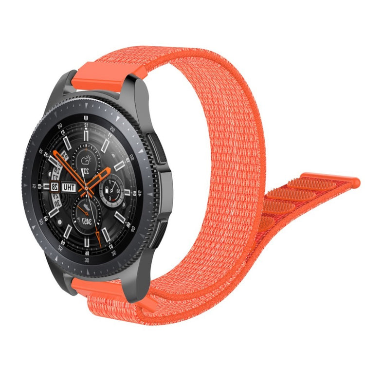 Helt vildt elegant Samsung Galaxy Watch (46mm) Nylon Rem - Orange#serie_6