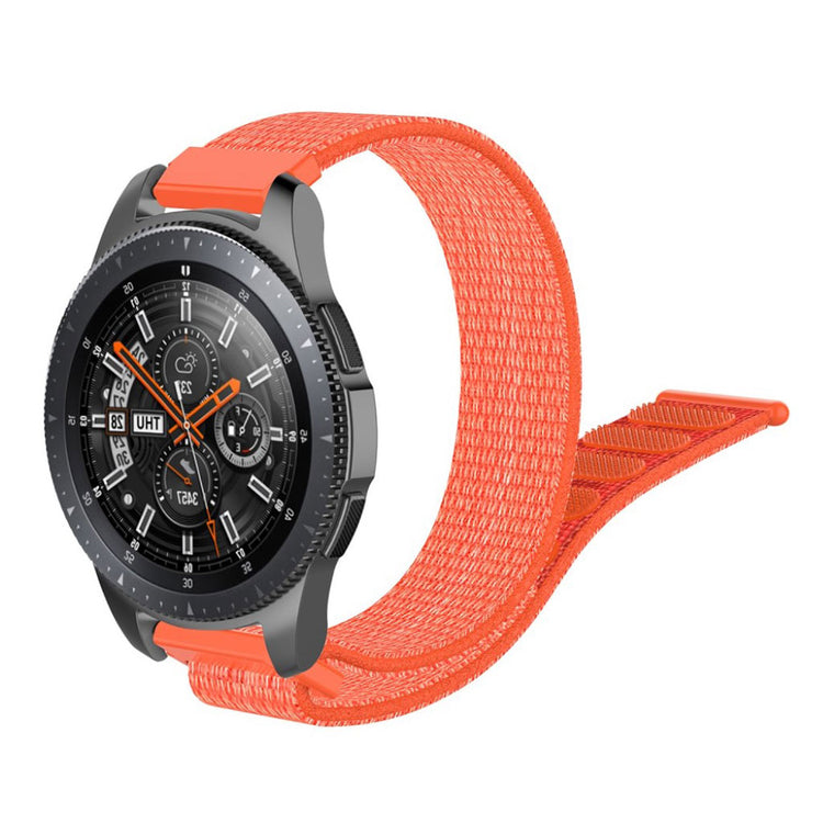 Helt vildt elegant Samsung Galaxy Watch (46mm) Nylon Rem - Orange#serie_6