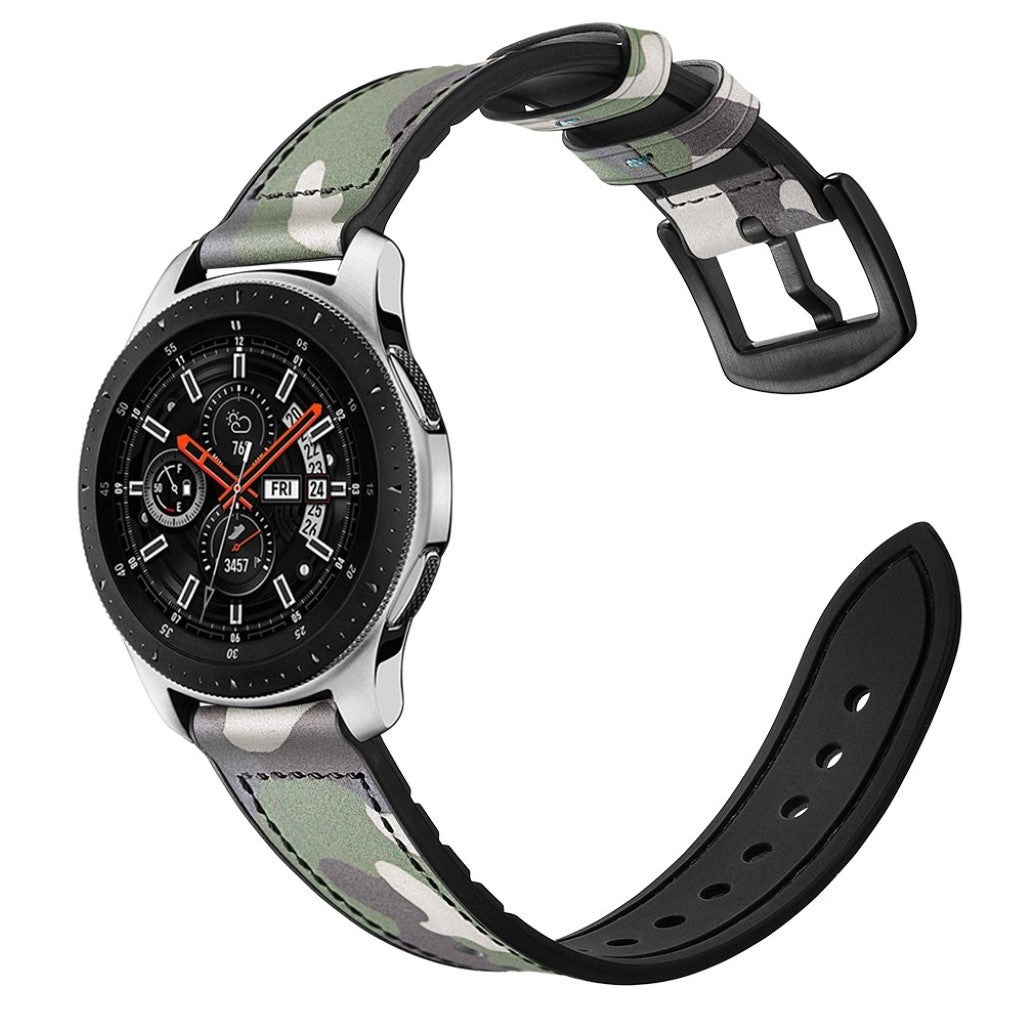 Fantastisk Samsung Galaxy Watch (46mm) Ægte læder Rem - Flerfarvet#serie_8