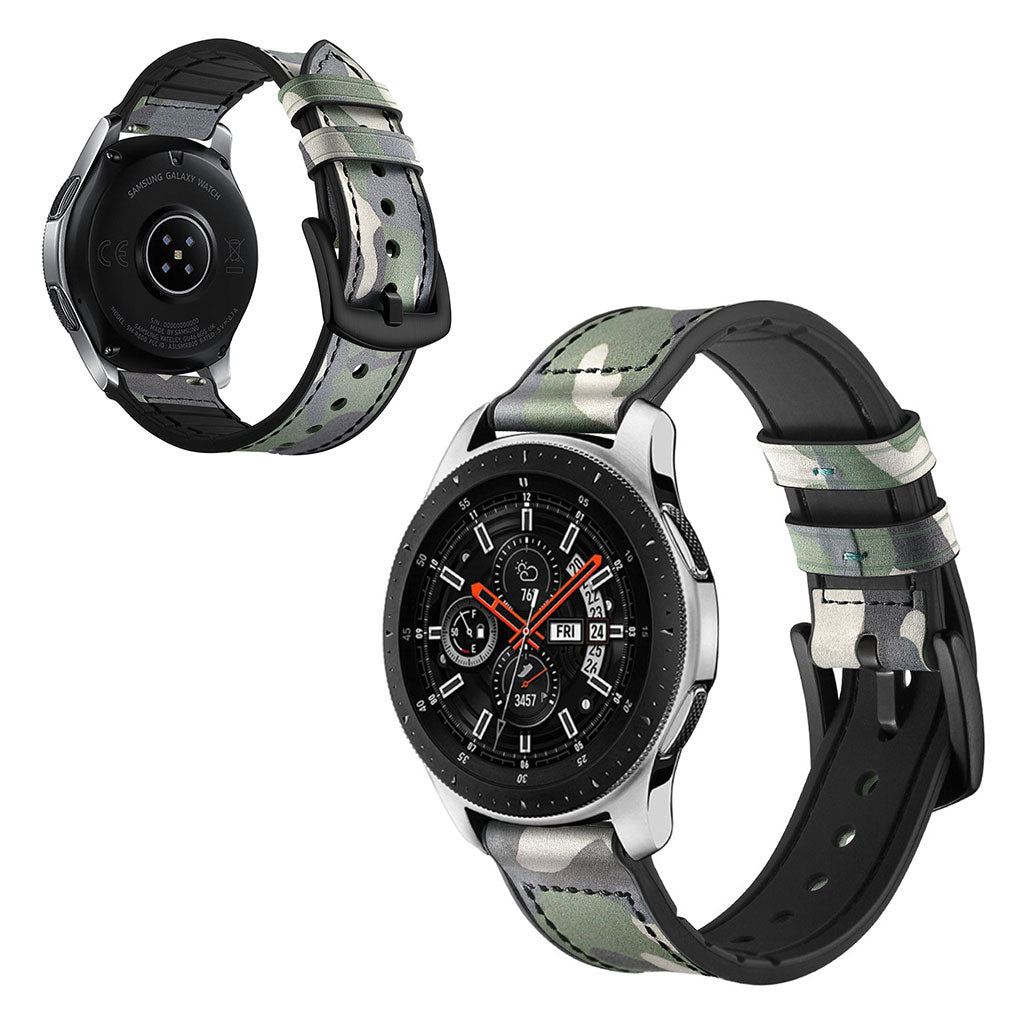 Fantastisk Samsung Galaxy Watch (46mm) Ægte læder Rem - Flerfarvet#serie_8