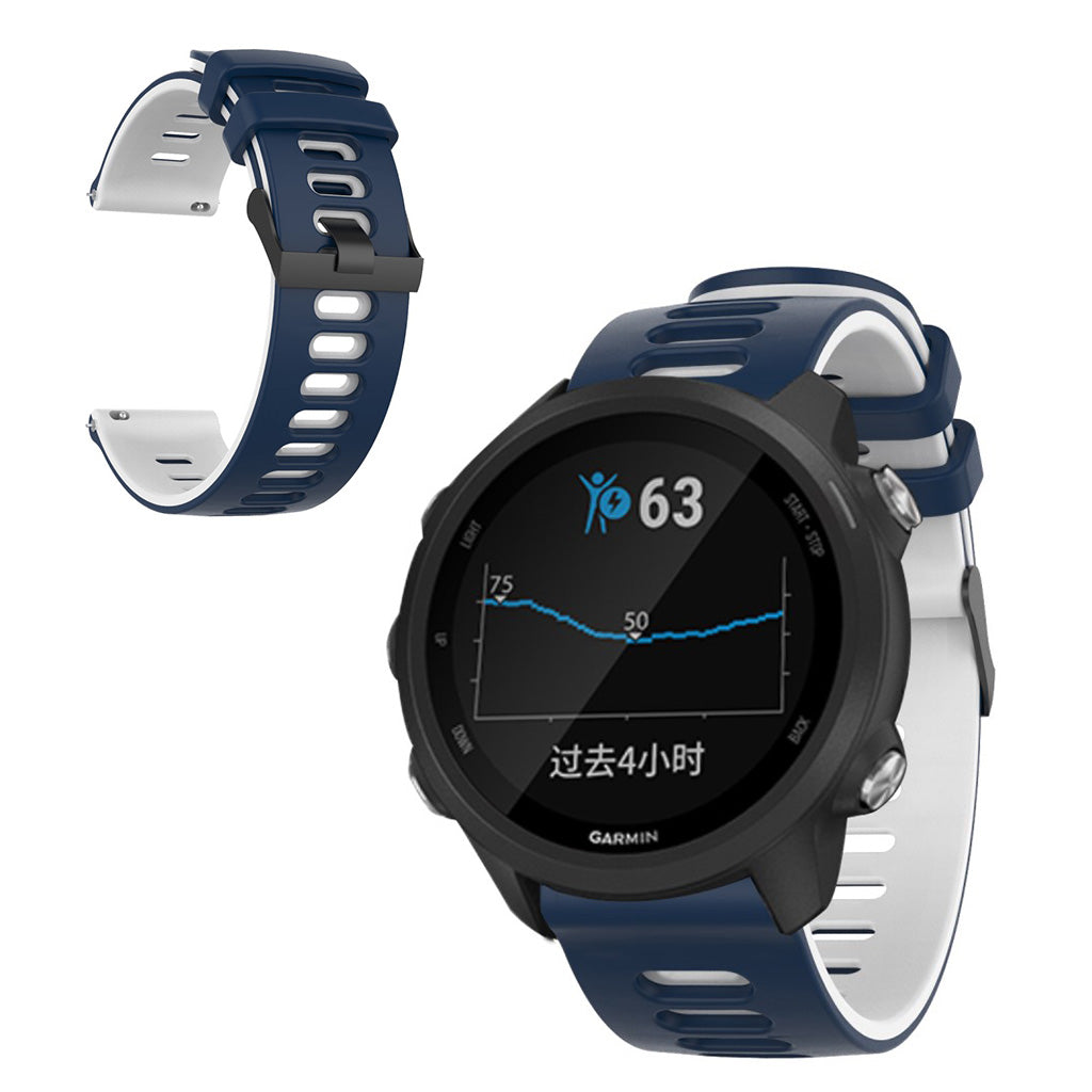 Mega kønt Samsung Galaxy Watch (46mm) Silikone Rem - Blå#serie_8