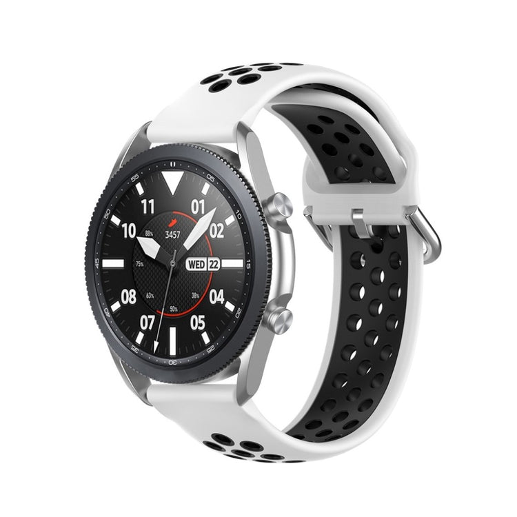 Klassisk Samsung Galaxy Watch 3 (45mm) Silikone Rem - Hvid#serie_3