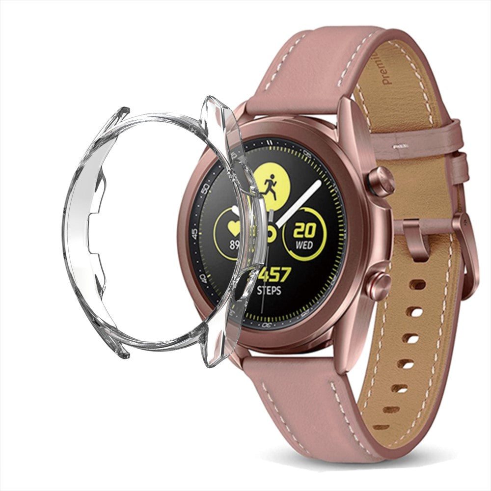 Samsung Galaxy Watch 3 (45mm)  Silikone Bumper  - Gennemsigtig#serie_6