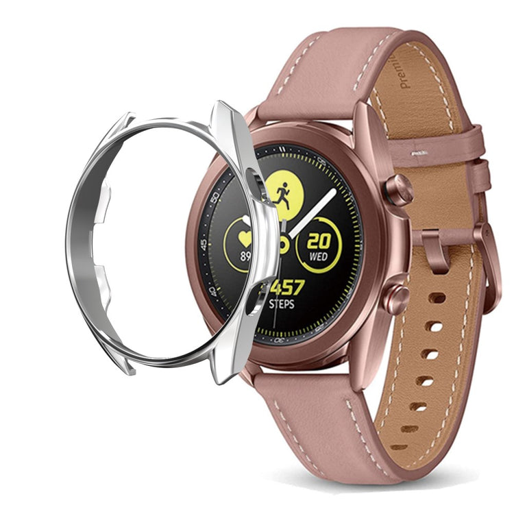 Samsung Galaxy Watch 3 (45mm)  Silikone Bumper  - Sølv#serie_7
