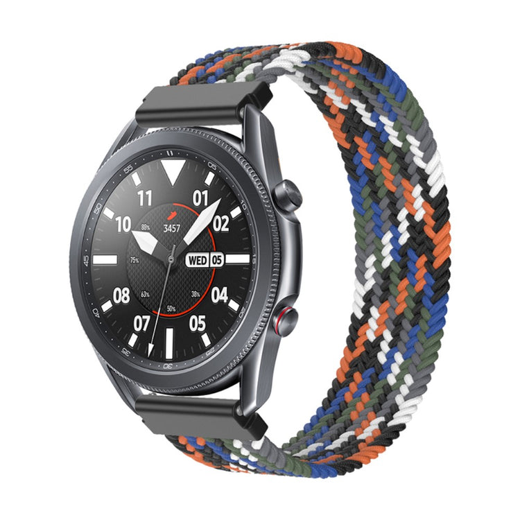 Rigtigt skøn Samsung Galaxy Watch 3 (45mm) Nylon Rem - Flerfarvet#serie_17