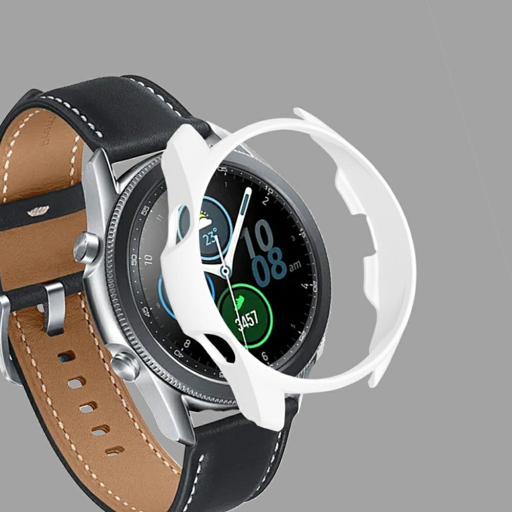 Samsung Galaxy Watch 3 (41mm) Holdbar Silikone Bumper  - Hvid#serie_2