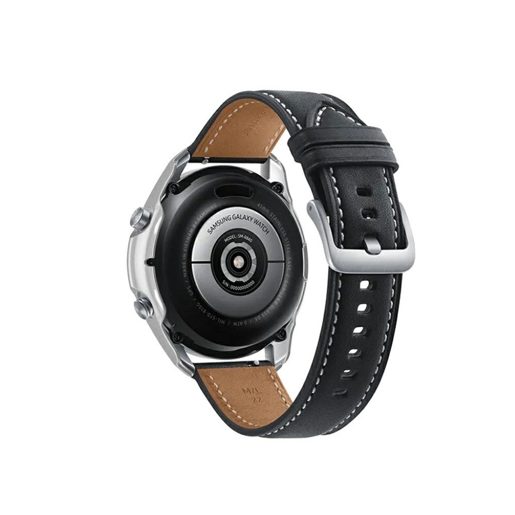 Samsung Galaxy Watch 3 (41mm) Holdbar Silikone Bumper  - Sølv#serie_5