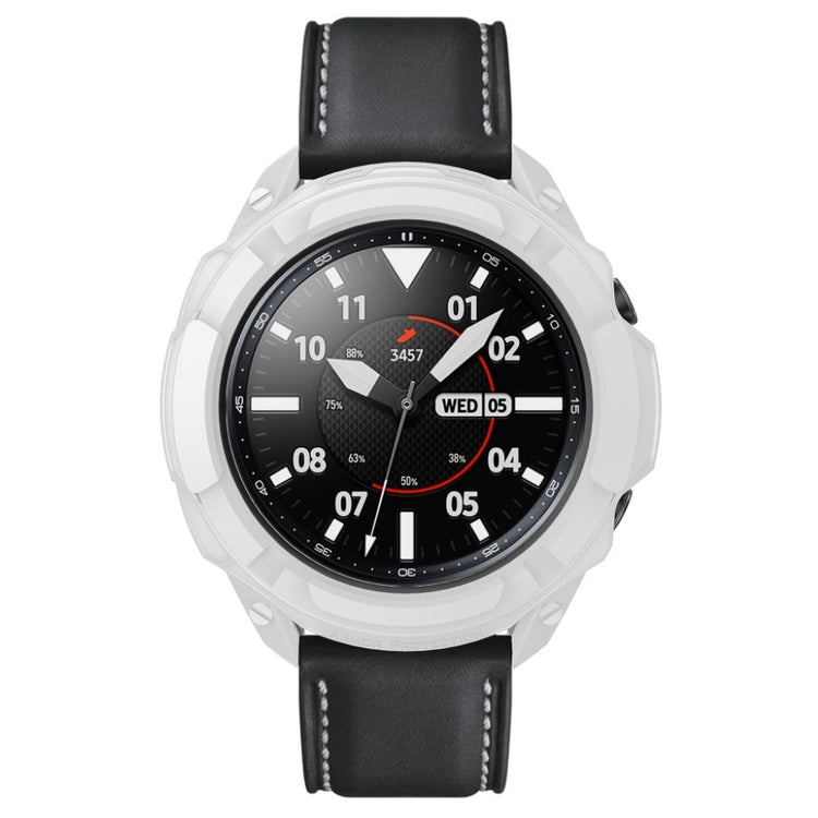 Samsung Galaxy Watch 3 (41mm) Beskyttende Silikone Bumper  - Hvid#serie_1