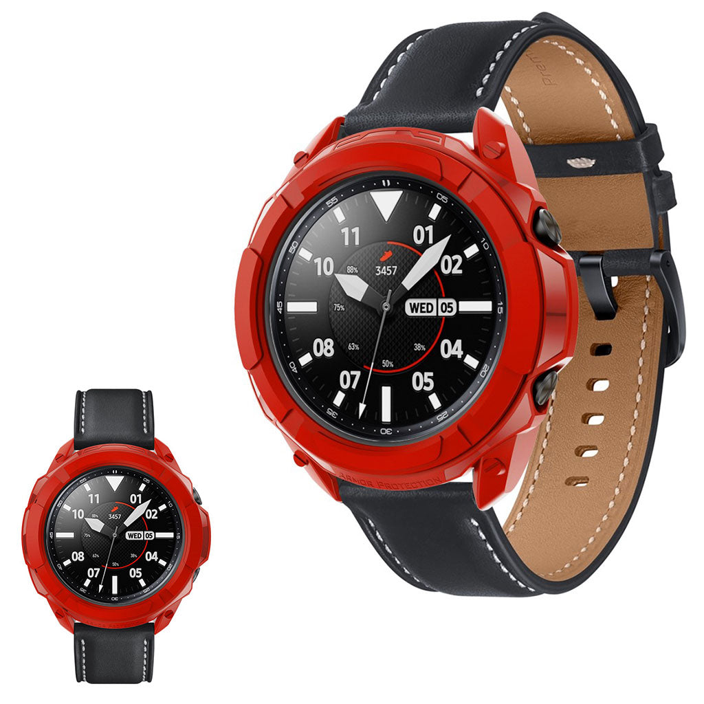 Samsung Galaxy Watch 3 (41mm)  Silikone Bumper  - Rød#serie_4