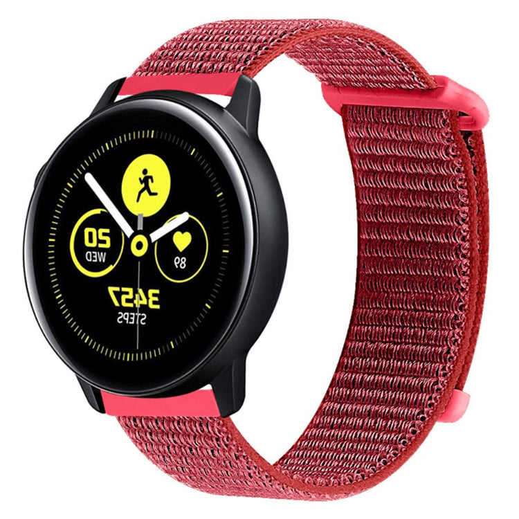  Samsung Galaxy Watch 3 (41mm) / Samsung Gear S2 Classic Nylon Rem - Rød#serie_1