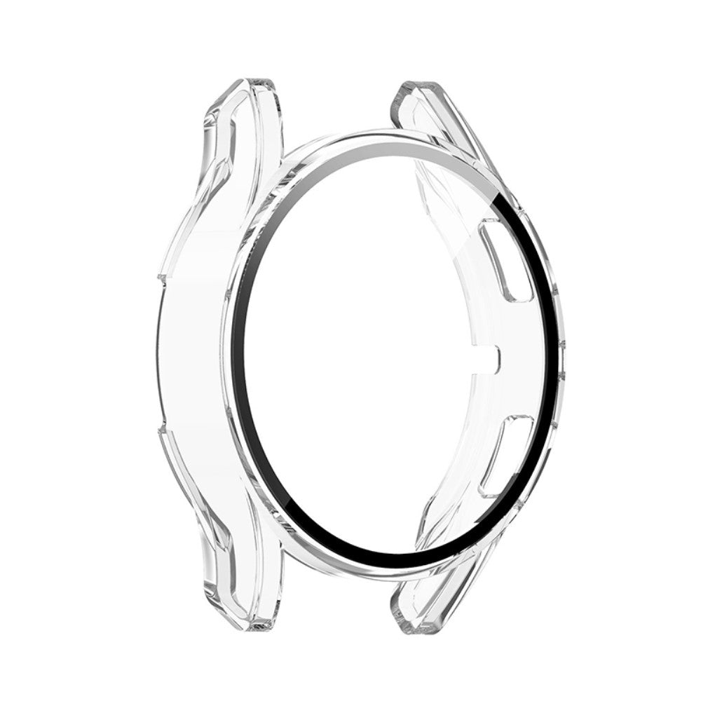 Rigtigt Fed Samsung Galaxy Watch 4 (40mm) Cover med Skærmbeskytter i Plastik og Hærdet Glas - Gennemsigtig#serie_5