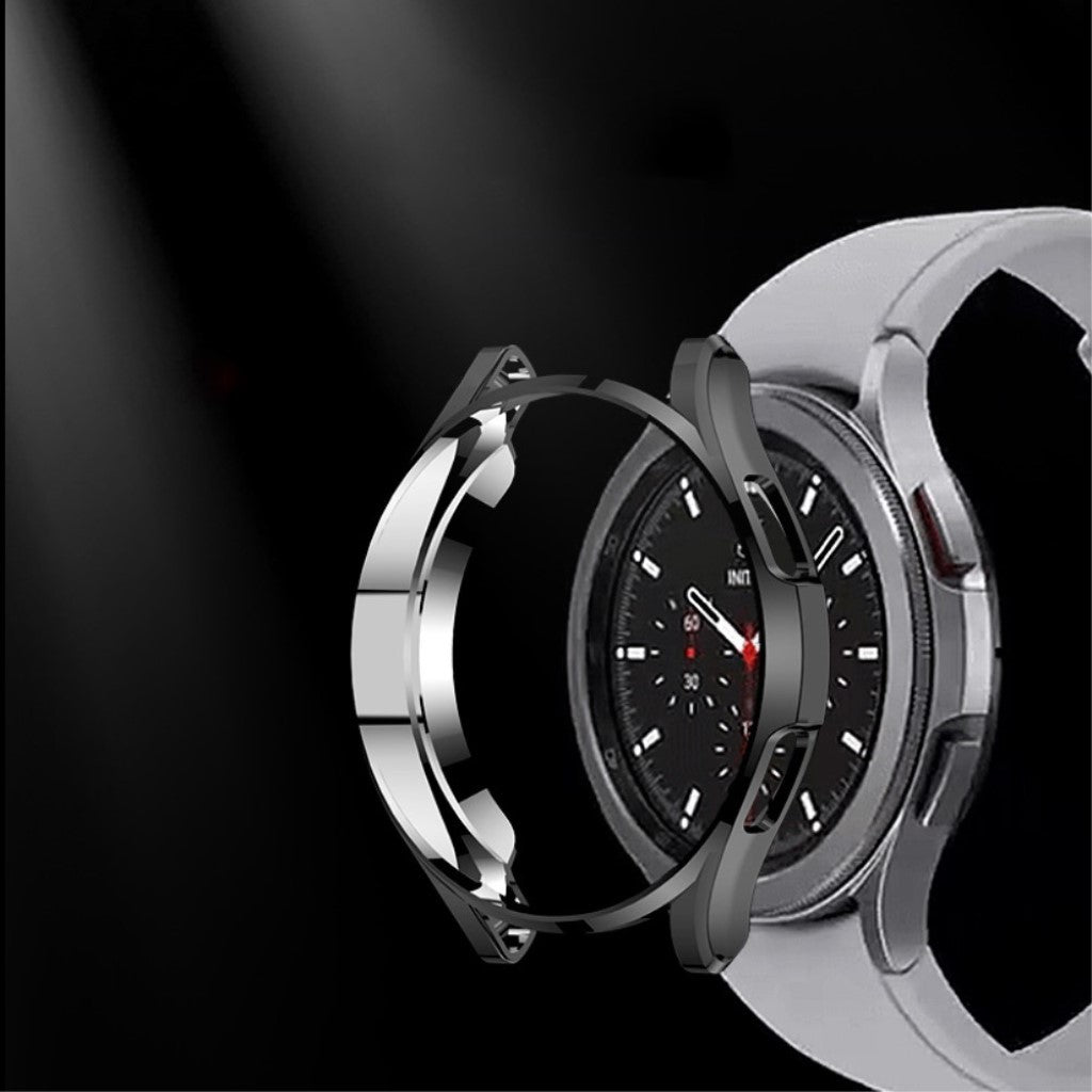 Samsung Galaxy Watch 4 (44mm) Gennemsigtig Silikone Bumper  - Gennemsigtig#serie_1