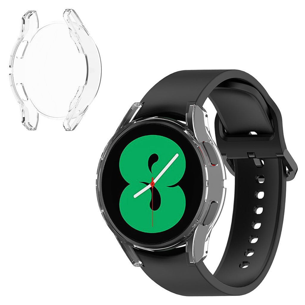 Gennemsigtig Samsung Galaxy Watch 4 (44mm) Silikone Cover#serie_018