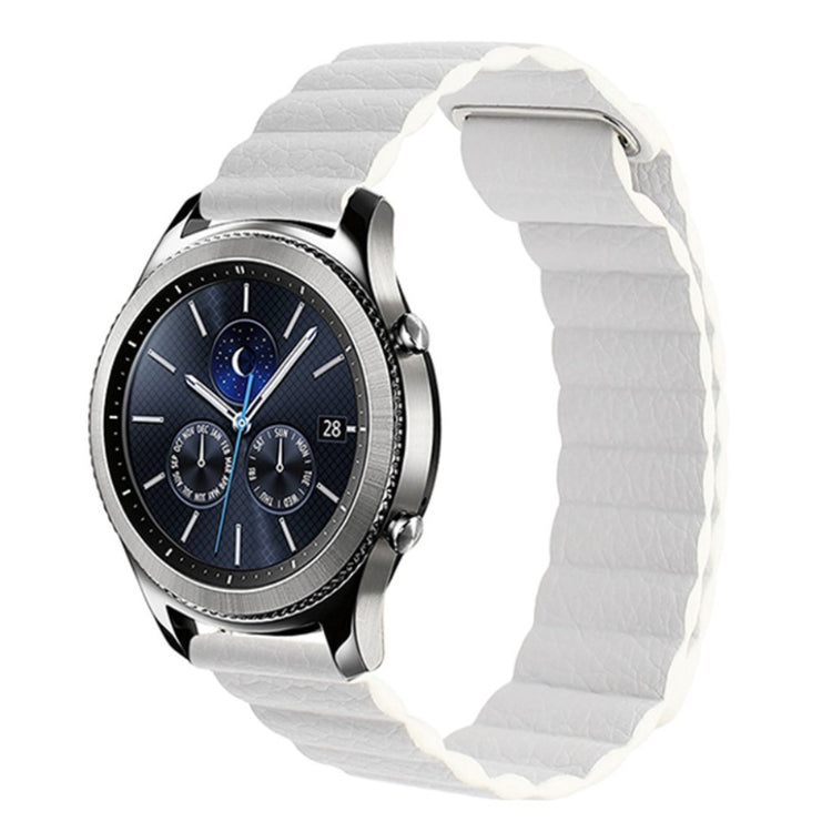 Elegant Huawei Watch GT 2 42mm Kunstlæder Rem - Hvid#serie_2