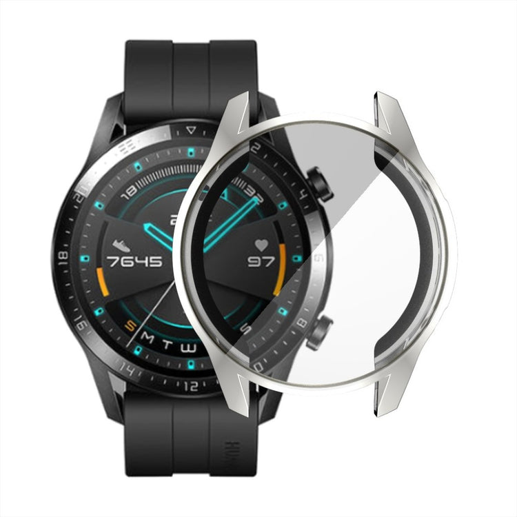 Mega Fed Huawei Watch GT 2 46mm Silikone Cover - Sølv#serie_3