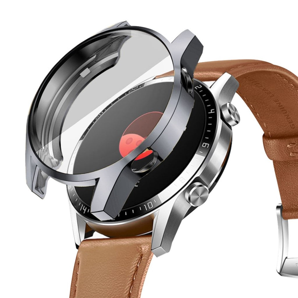 Super Flot Huawei Watch GT 2 46mm Silikone Cover - Sort#serie_1