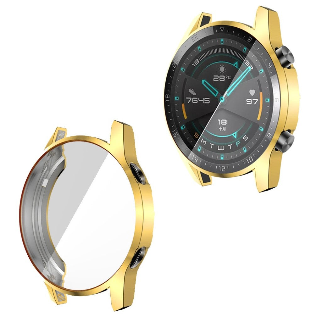 Super Flot Huawei Watch GT 2 46mm Silikone Cover - Guld#serie_2