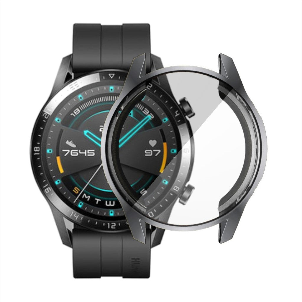 Super Flot Huawei Watch GT 2 46mm Silikone Cover - Sølv#serie_3