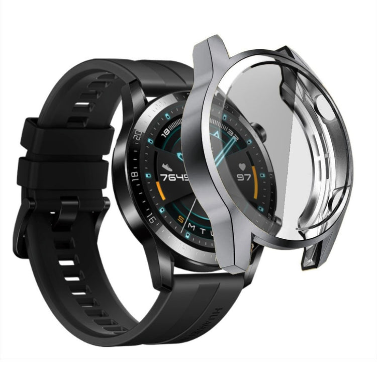 Super Flot Huawei Watch GT 2 46mm Silikone Cover - Sølv#serie_3