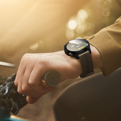 Super Pænt Huawei Watch GT 2 46mm Cover med Skærmbeskytter i Plastik og Hærdet Glas - Sort#serie_2