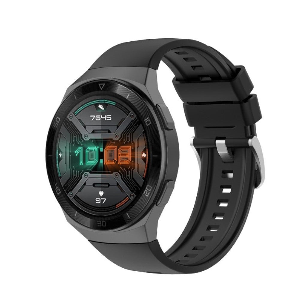 Meget cool Huawei Watch GT 2e Silikone Rem - Sort#serie_1