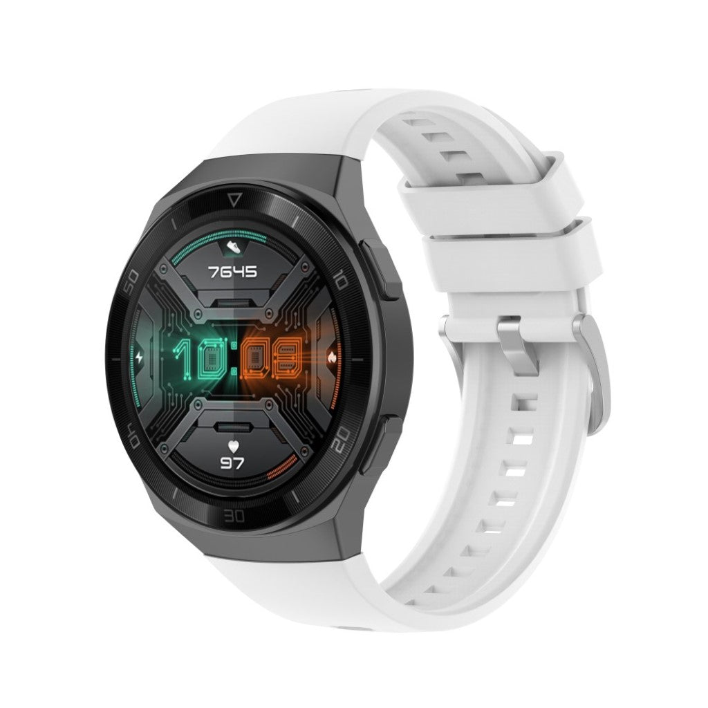 Helt vildt flot Huawei Watch GT 2e Silikone Rem - Hvid#serie_2
