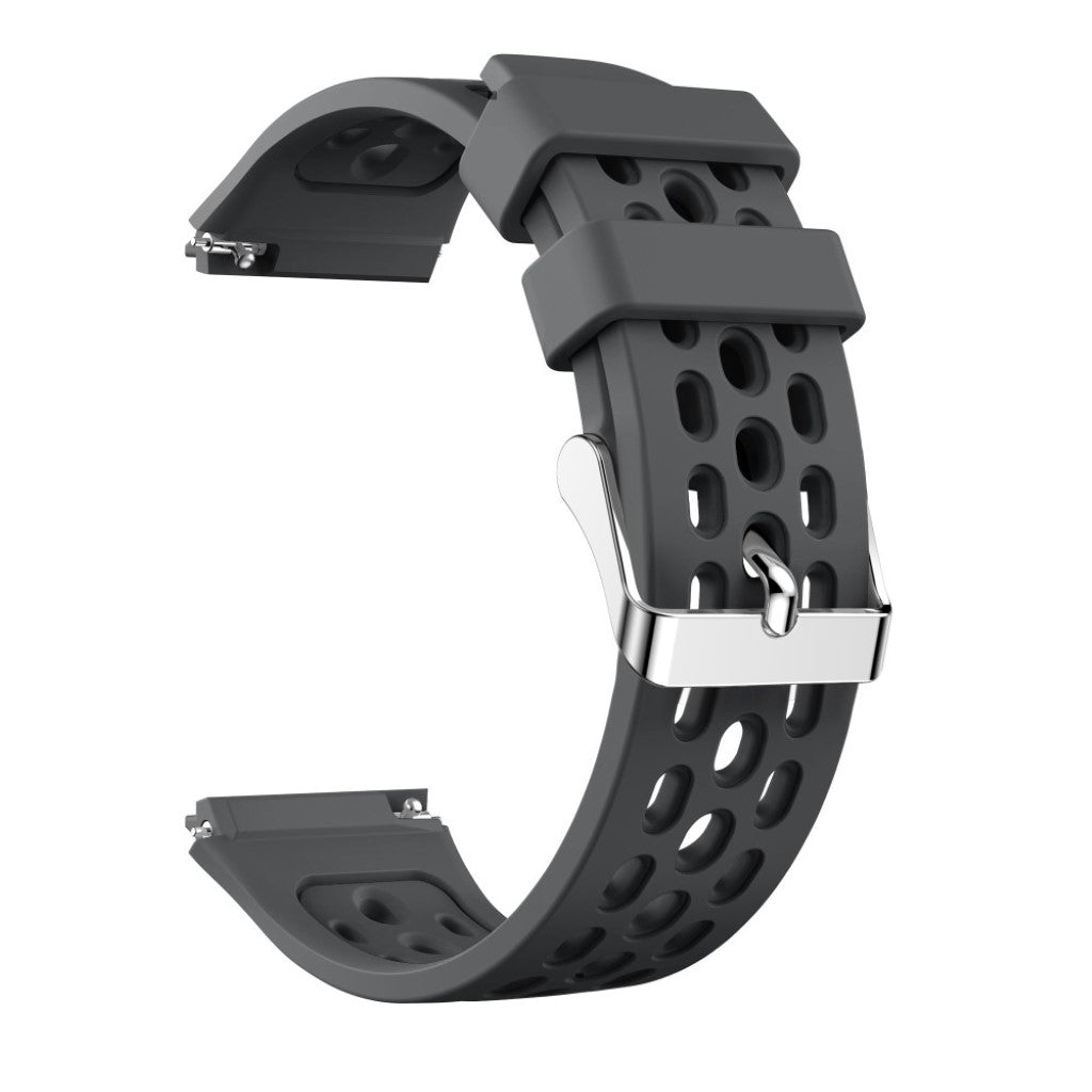 Mega komfortabel Huawei Watch GT 2e Silikone Rem - Sølv#serie_3