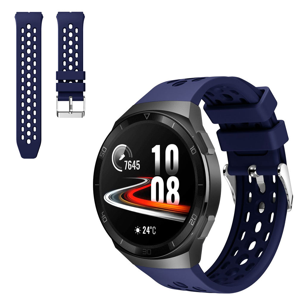 Mega komfortabel Huawei Watch GT 2e Silikone Rem - Blå#serie_7