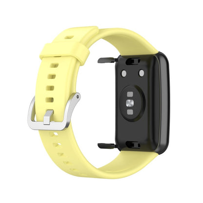 Super smuk Huawei Watch Fit Silikone Rem - Gul#serie_12