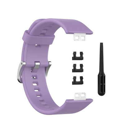 Super smuk Huawei Watch Fit Silikone Rem - Lilla#serie_13