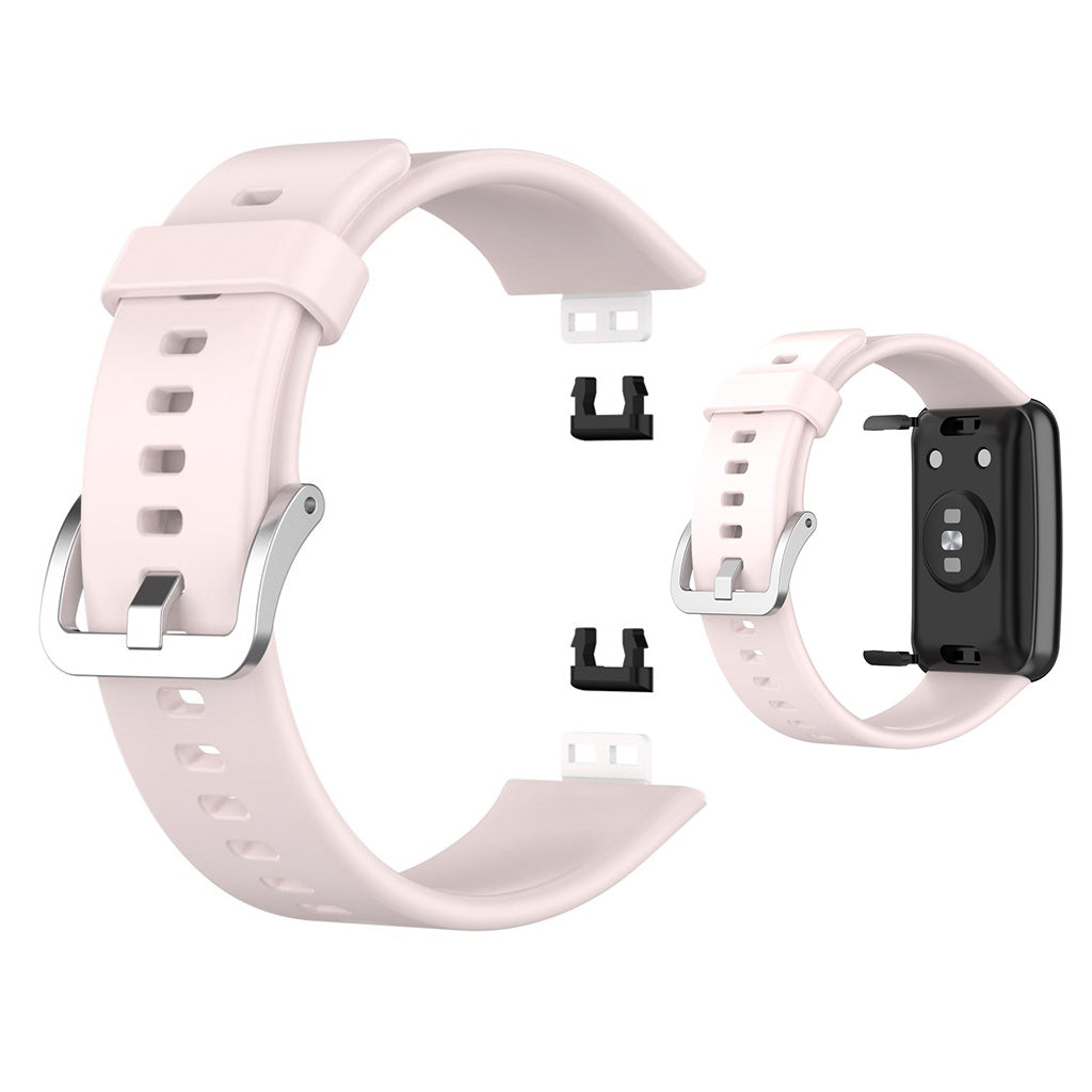 Super smuk Huawei Watch Fit Silikone Rem - Pink#serie_5