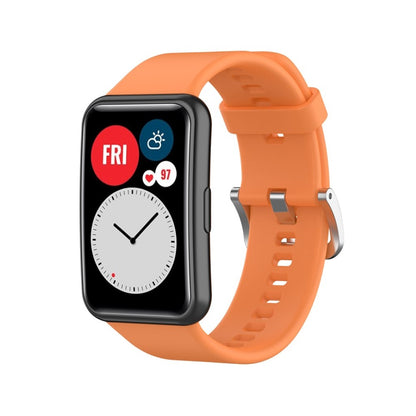 Super smuk Huawei Watch Fit Silikone Rem - Orange#serie_6