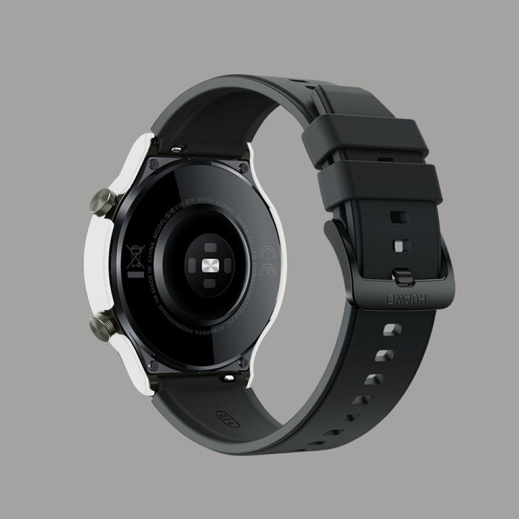 Rigtigt Fed Huawei Watch GT 2 Pro Cover med Skærmbeskytter i Plastik og Hærdet Glas - Hvid#serie_2