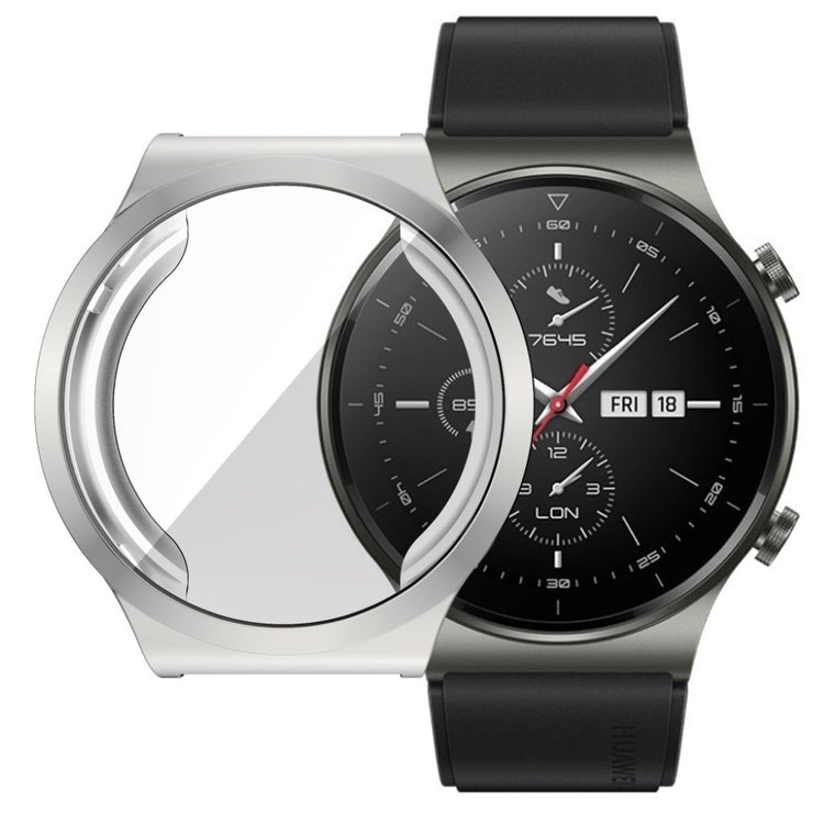 Super Fed Huawei Watch GT 2 Pro Silikone Cover - Sølv#serie_6