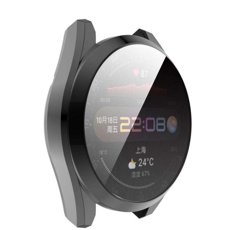 Super Fed Huawei Watch 3 Pro Silikone Cover - Sort#serie_1
